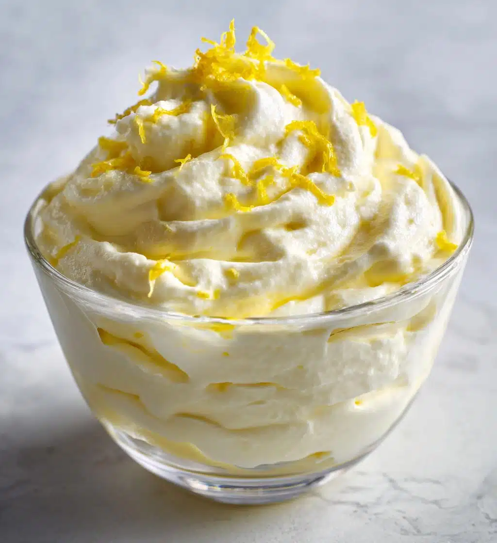 easy lemon mousse - detail 1