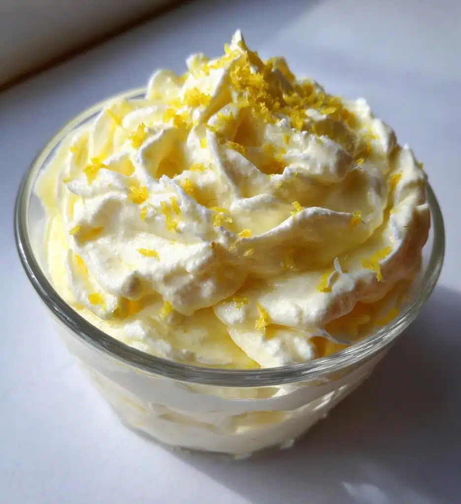 easy lemon mousse