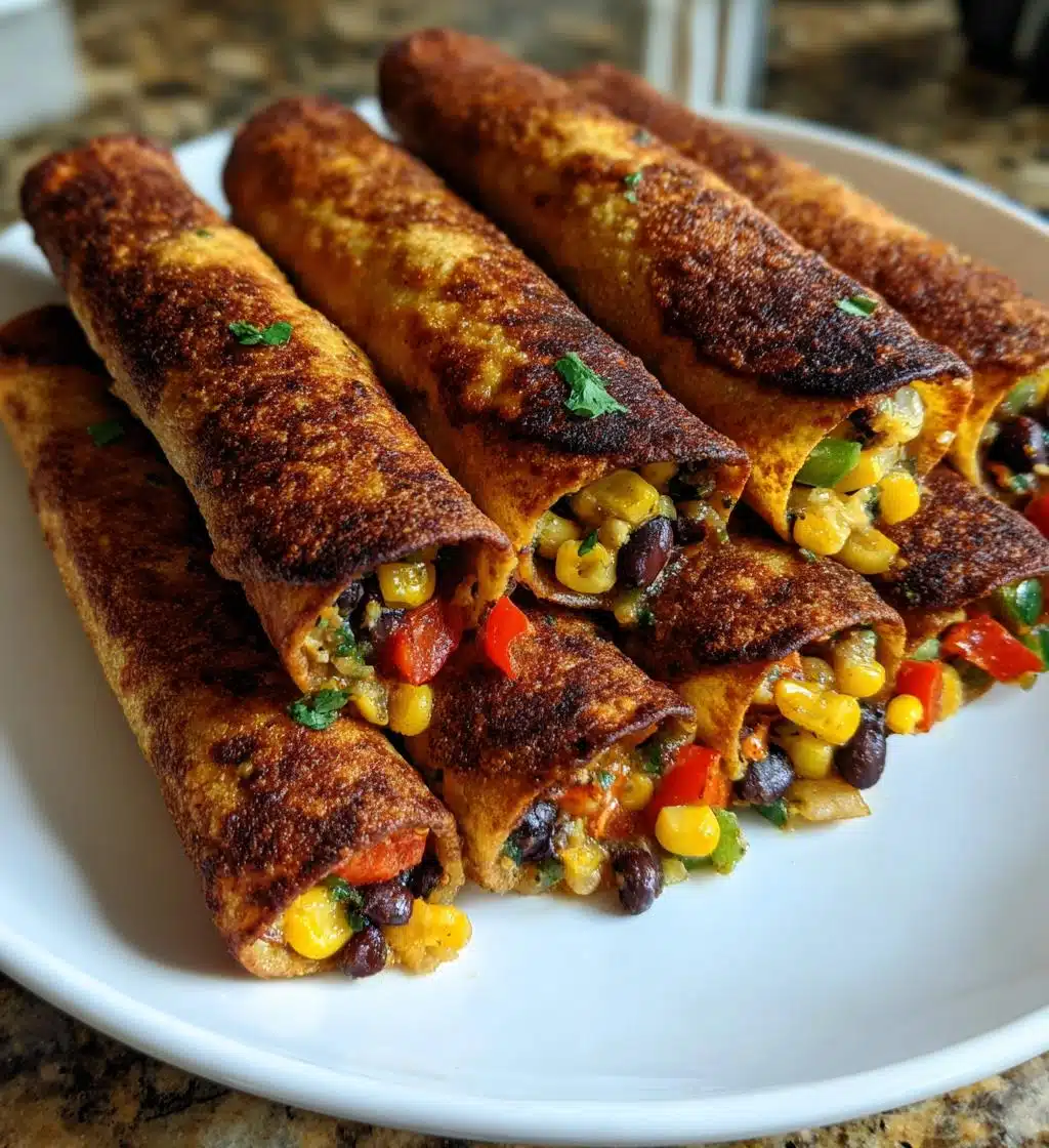 easy vegan taquitos - detail 1