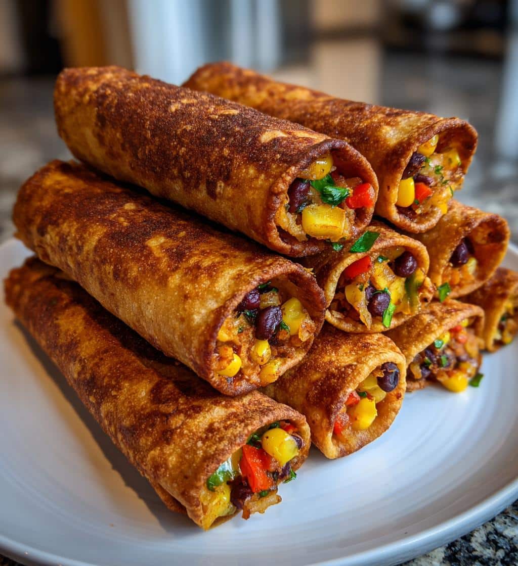 easy vegan taquitos