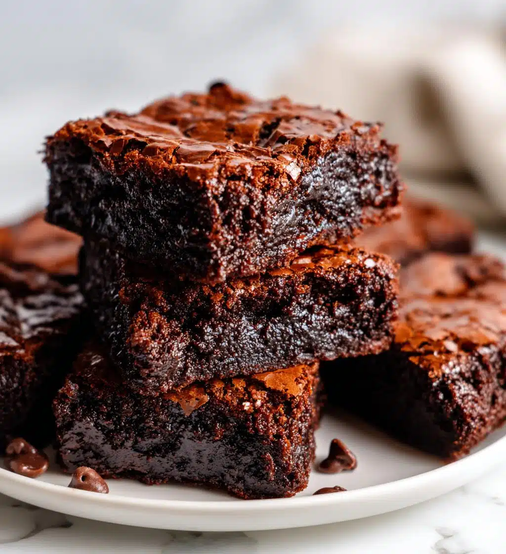 flourless brownies healthy recipe - detail 1