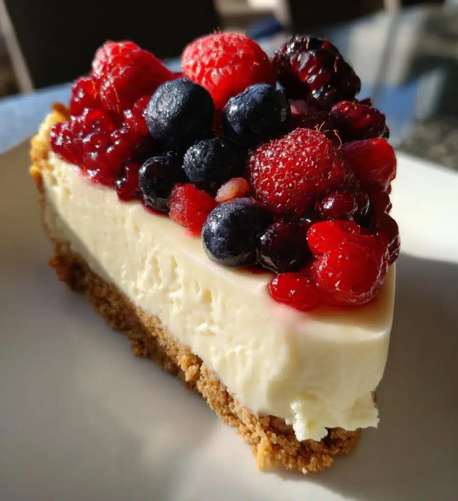 fruity cheesecake vegan recipe