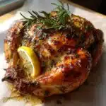 garlic herb butter roast chicken recipe