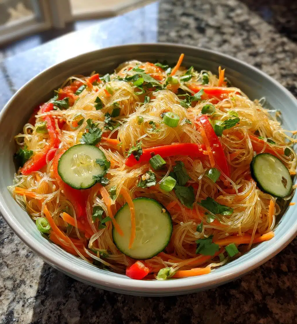 glass noodle salad