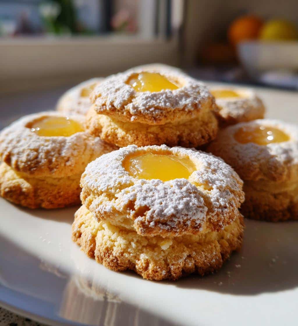 gluten free lemon curd cookies recipe - detail 1