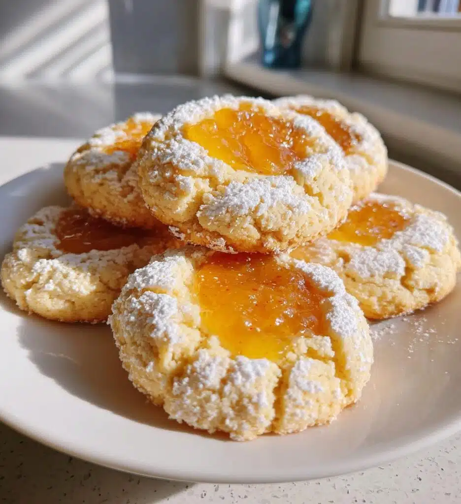 gluten free lemon curd cookies recipe