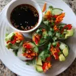 gluten free vegan spring rolls