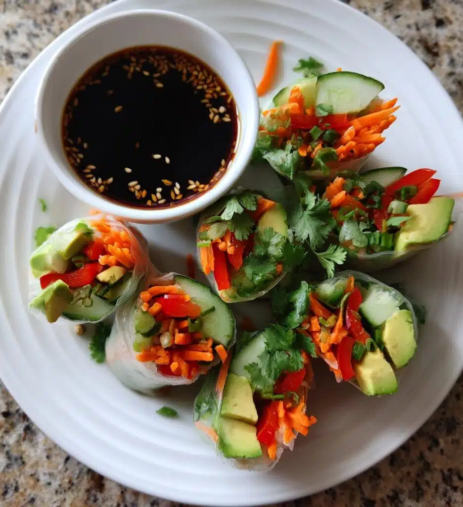 gluten free vegan spring rolls