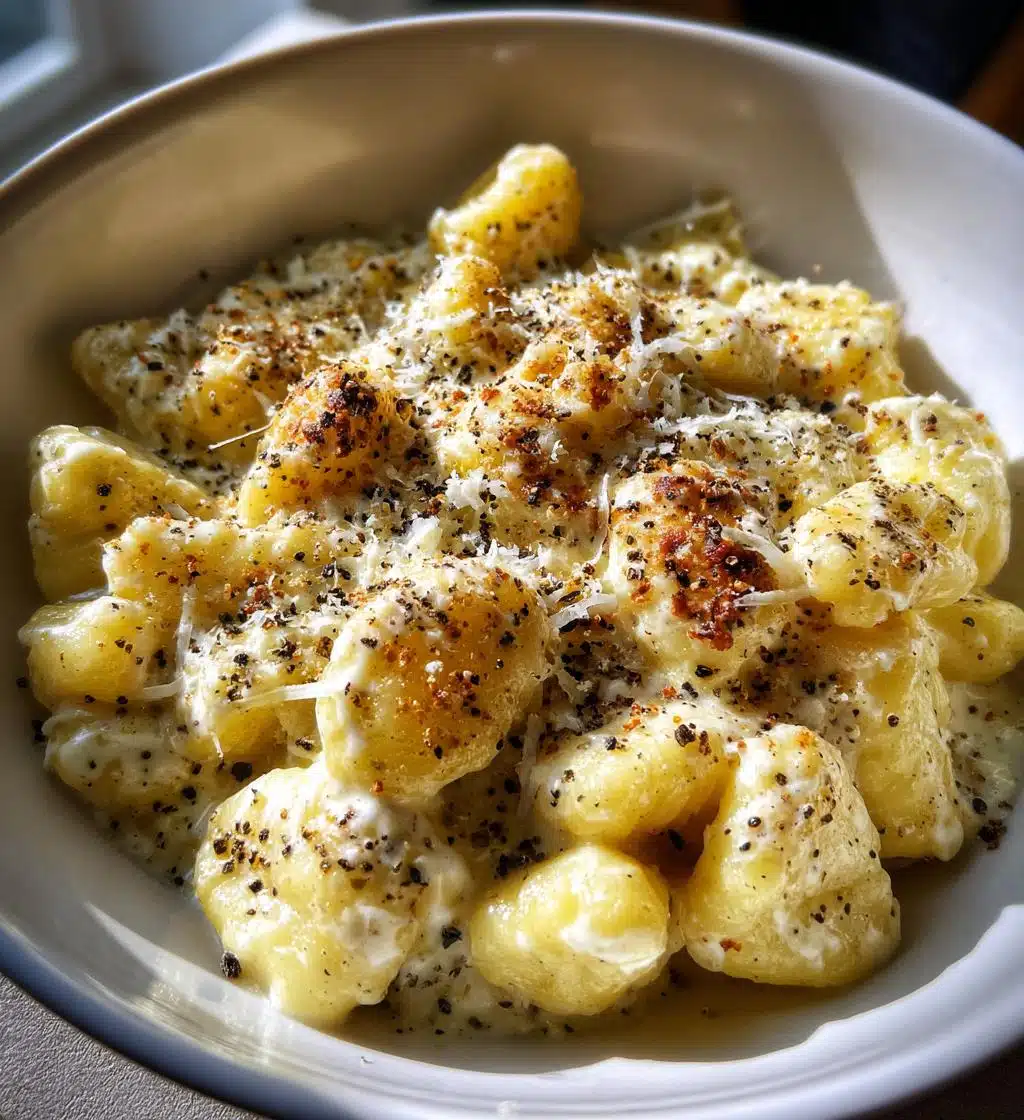 gnocchi cream sauce - detail 1