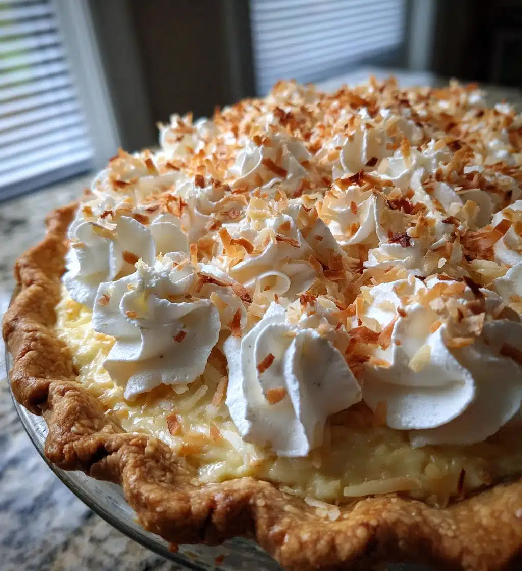 grandmas coconut cream pie recipe - detail 1