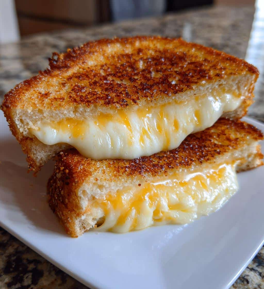 grilled cheese sandwich cheesy perfection recipe - detail 1