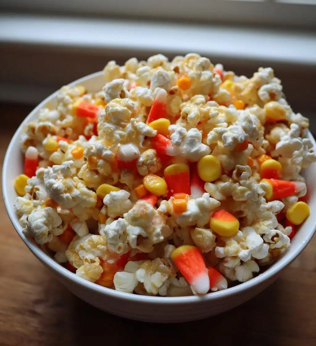 halloween candy corn popcorn recipe
