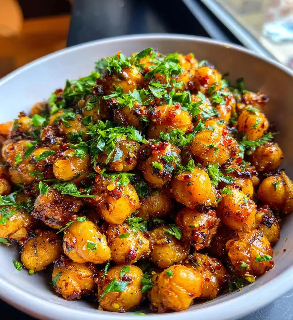 harissa chickpeas