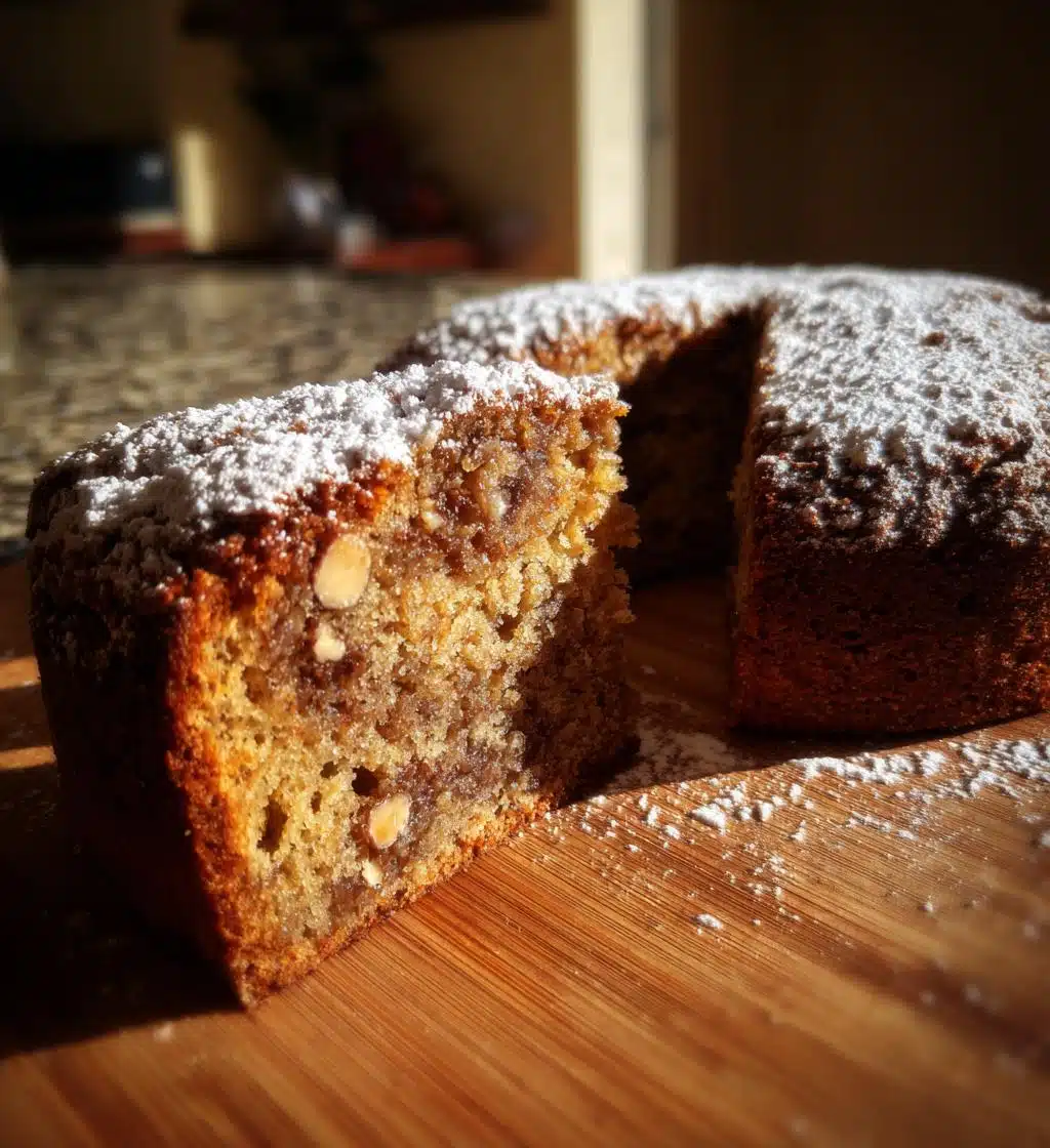 hazelnut date cake - detail 1