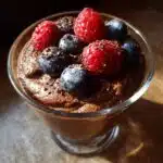 healthy chocolate mousse