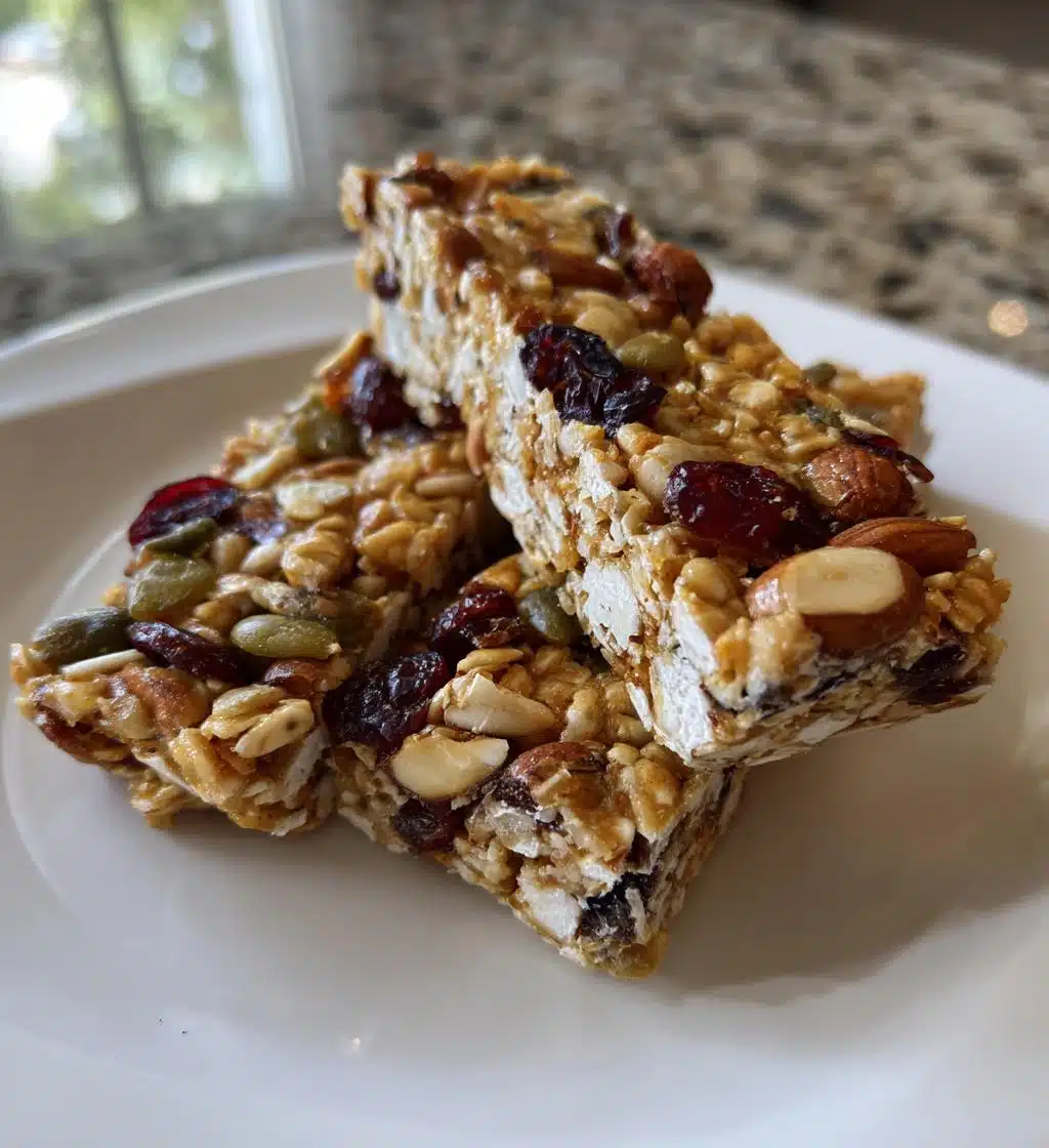 healthy granola bars - detail 1