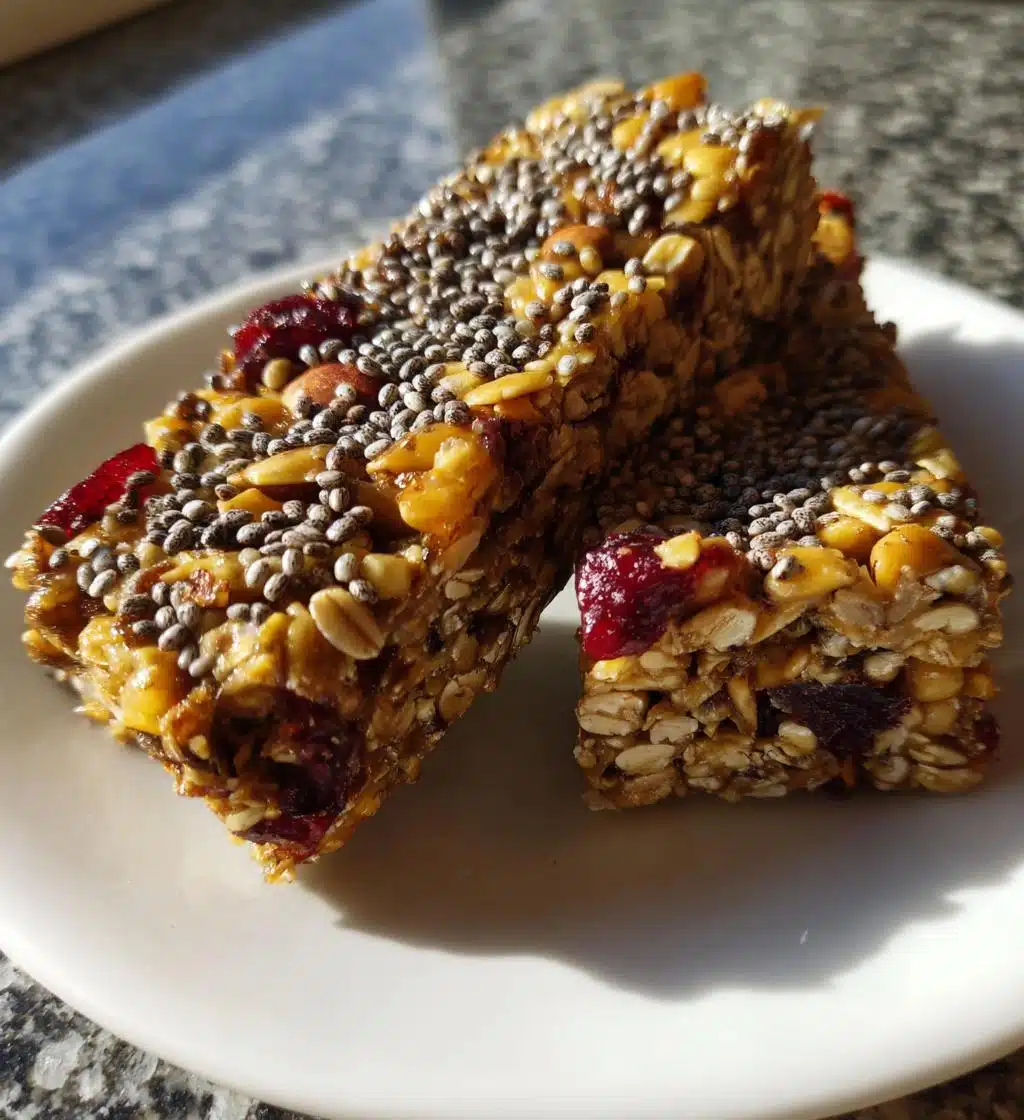 healthy granola bars vegan snack - detail 1