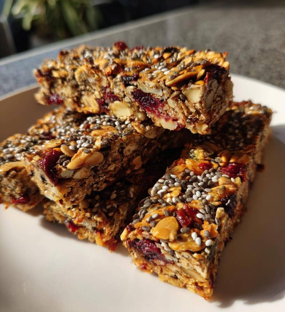 healthy granola bars vegan snack