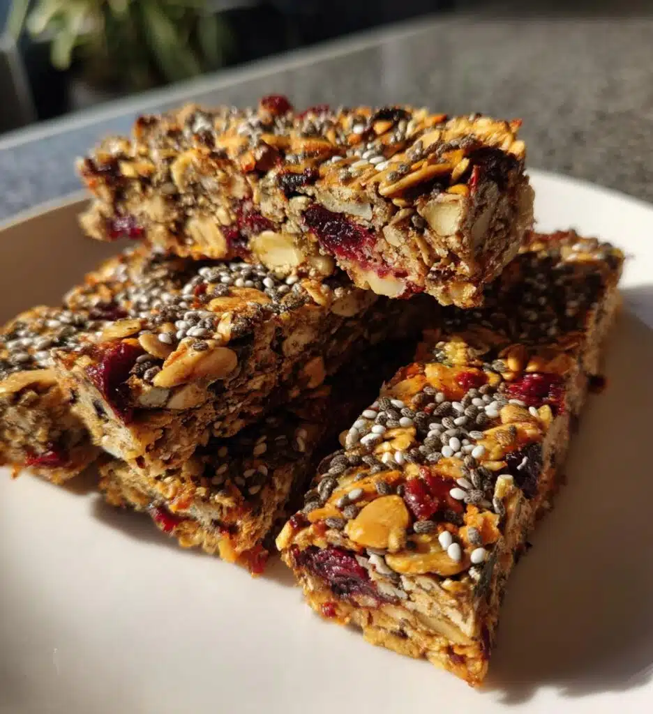 healthy granola bars vegan snack