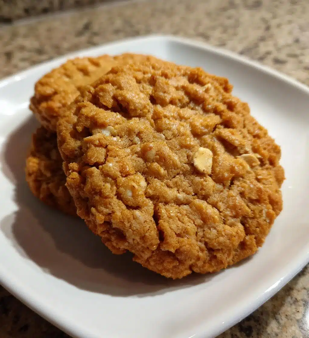 healthy peanut butter cookies - detail 1