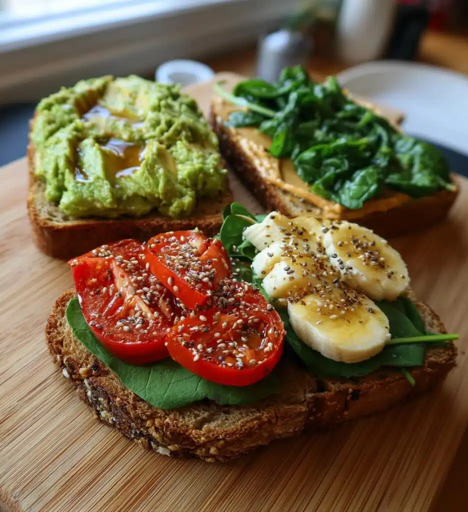 healthy vegan breakfast ideas toast toppings
