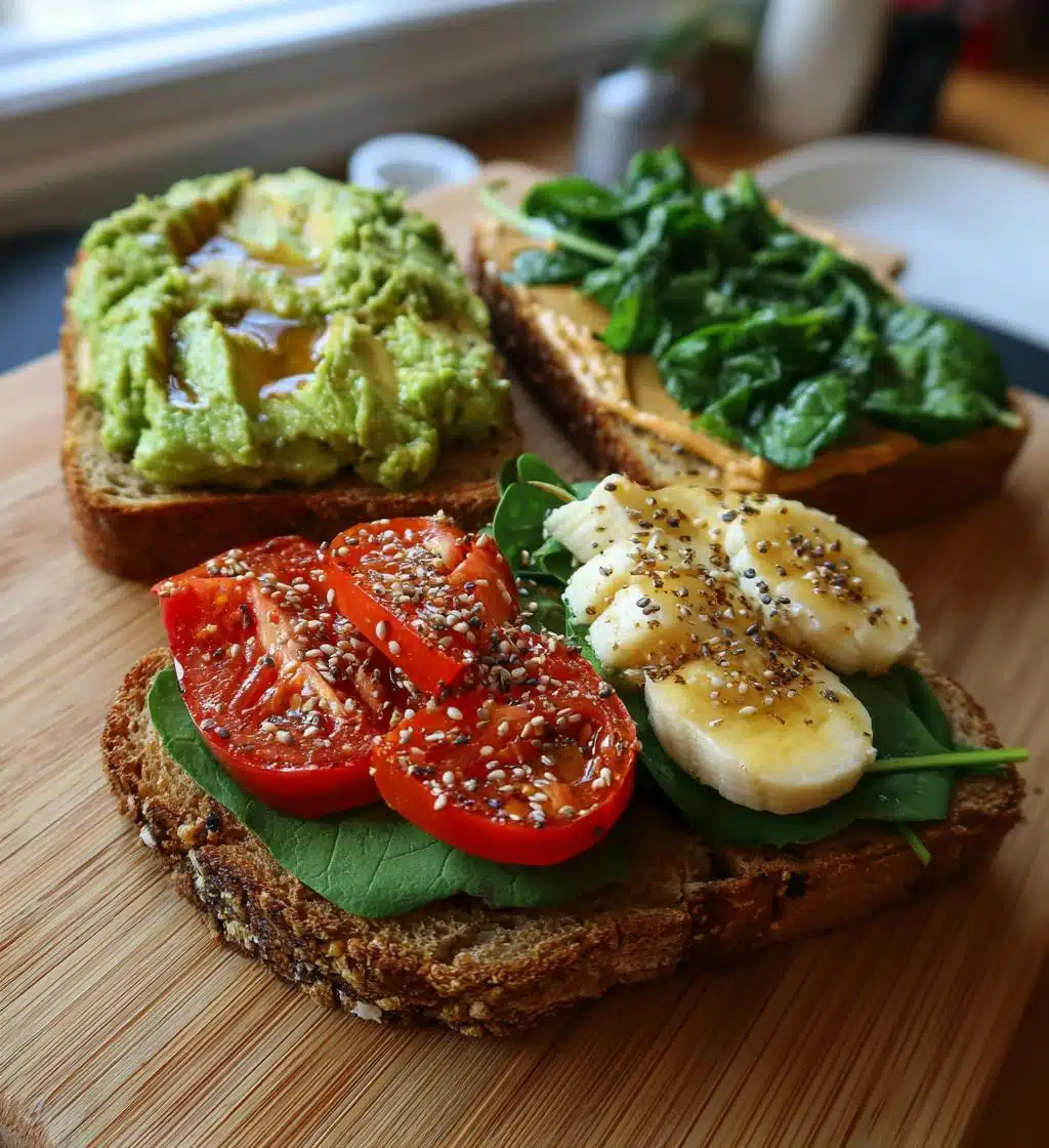 healthy vegan breakfast ideas toast toppings