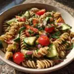 healthy vegan pasta salad