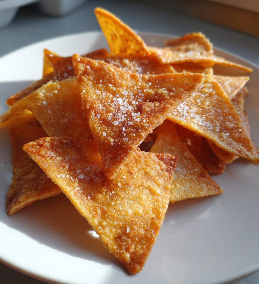 homemade tortilla chips - detail 1