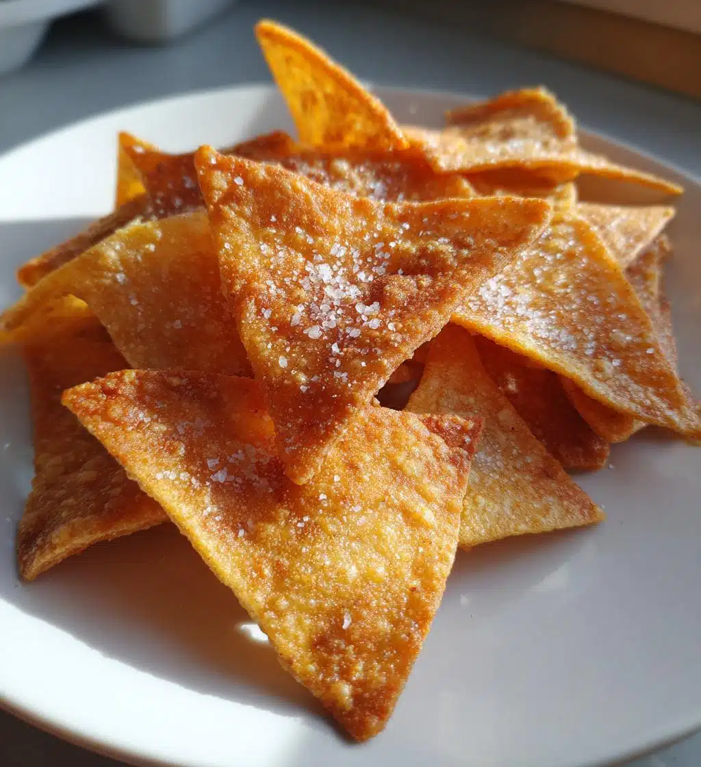 homemade tortilla chips - detail 1