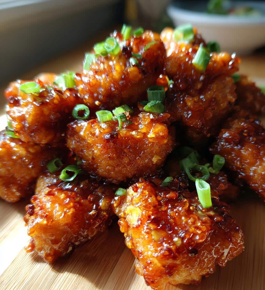 honey garlic salmon bites recipe - detail 1