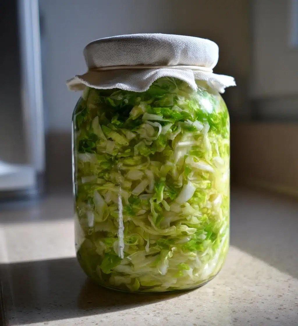 how to make sauerkraut - detail 1
