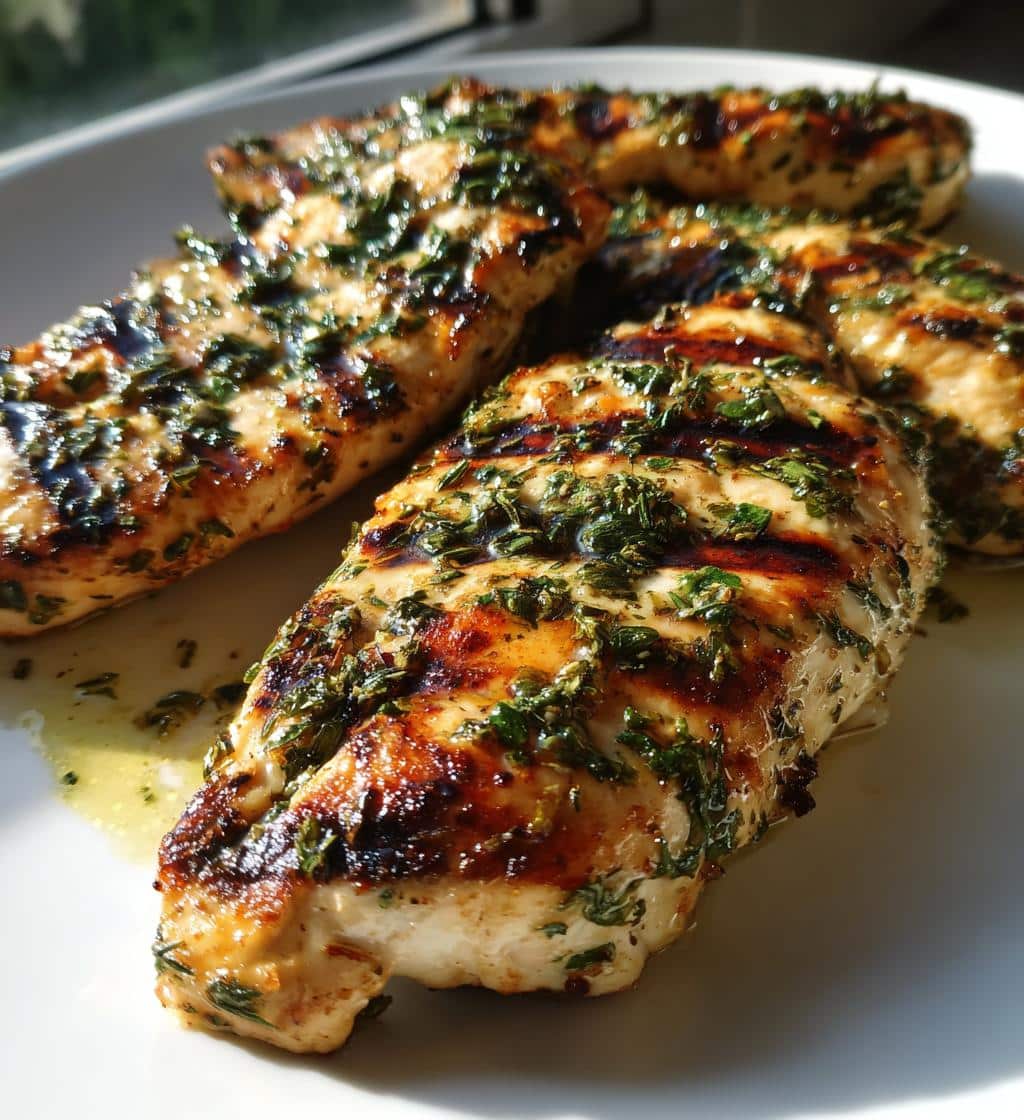 juicy grilled chicken mediterranean herbs - detail 1