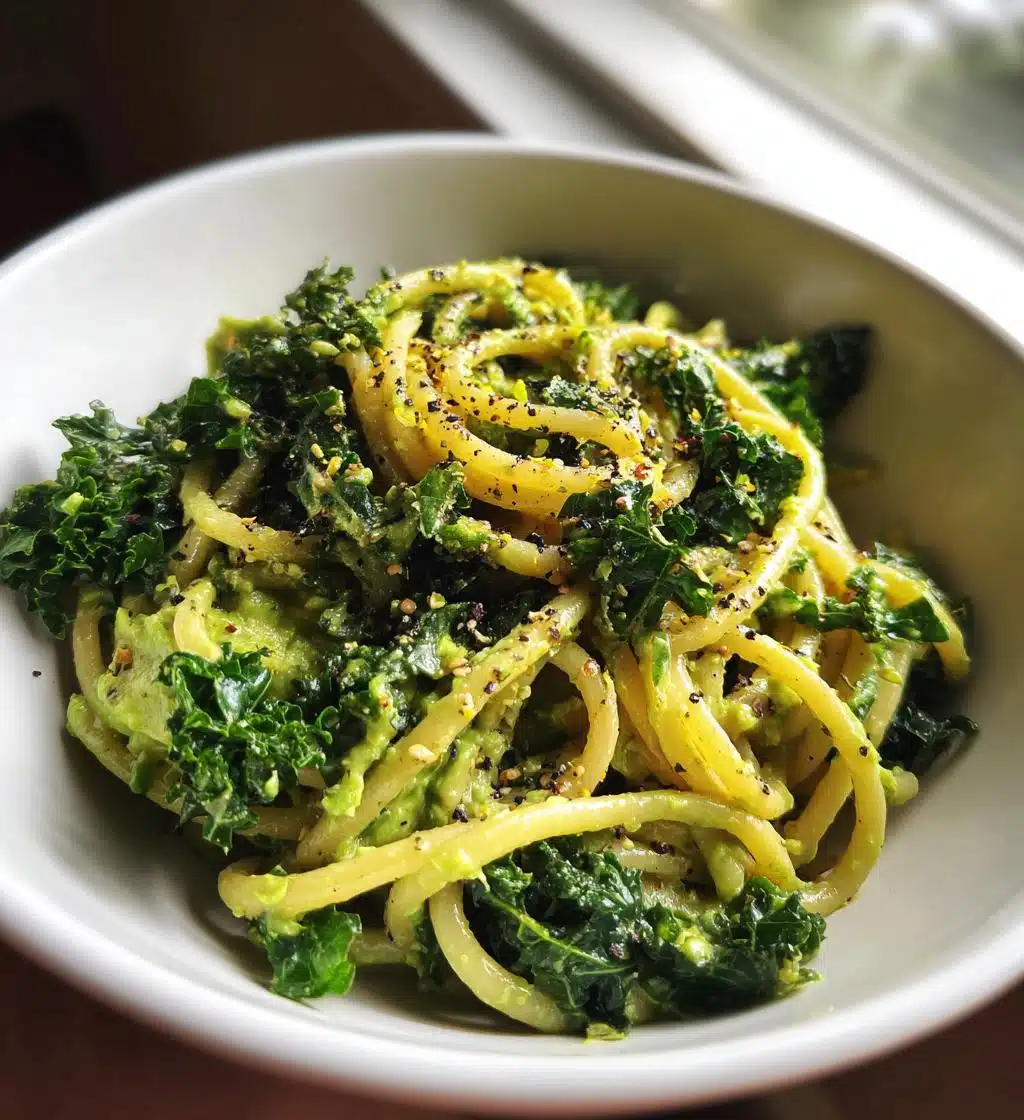 kale avocado pasta