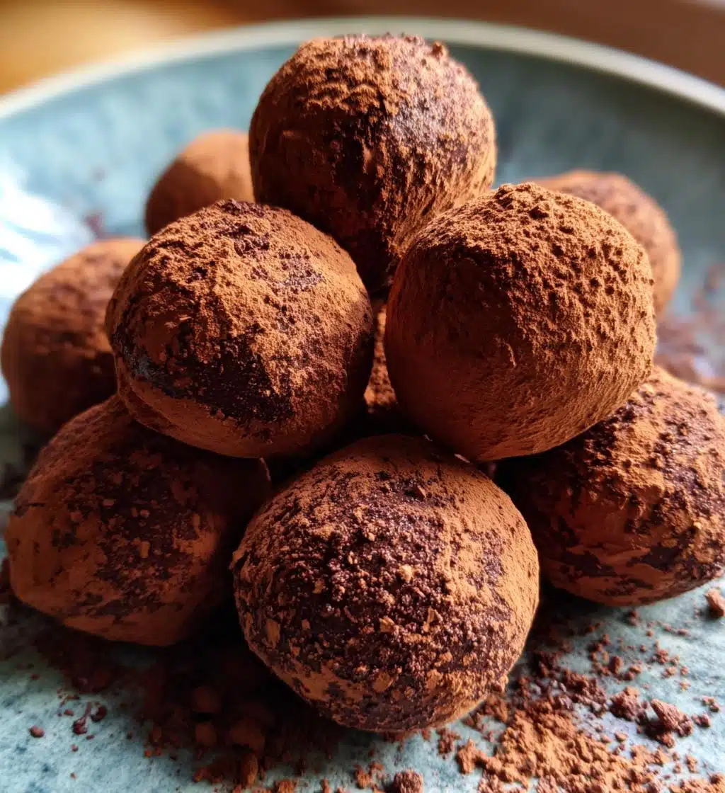 keto chocolate truffles - detail 1
