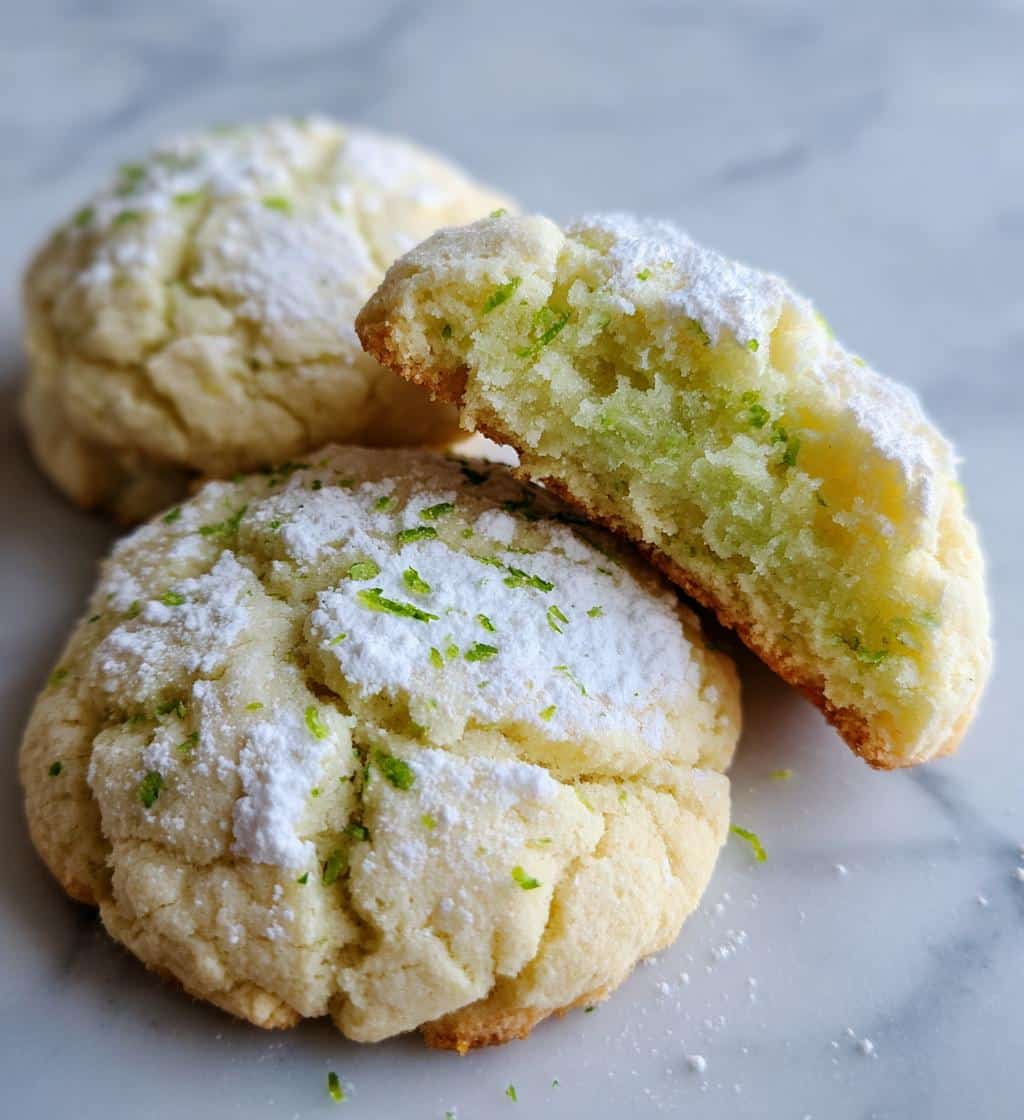 key lime cookies recipe - detail 1