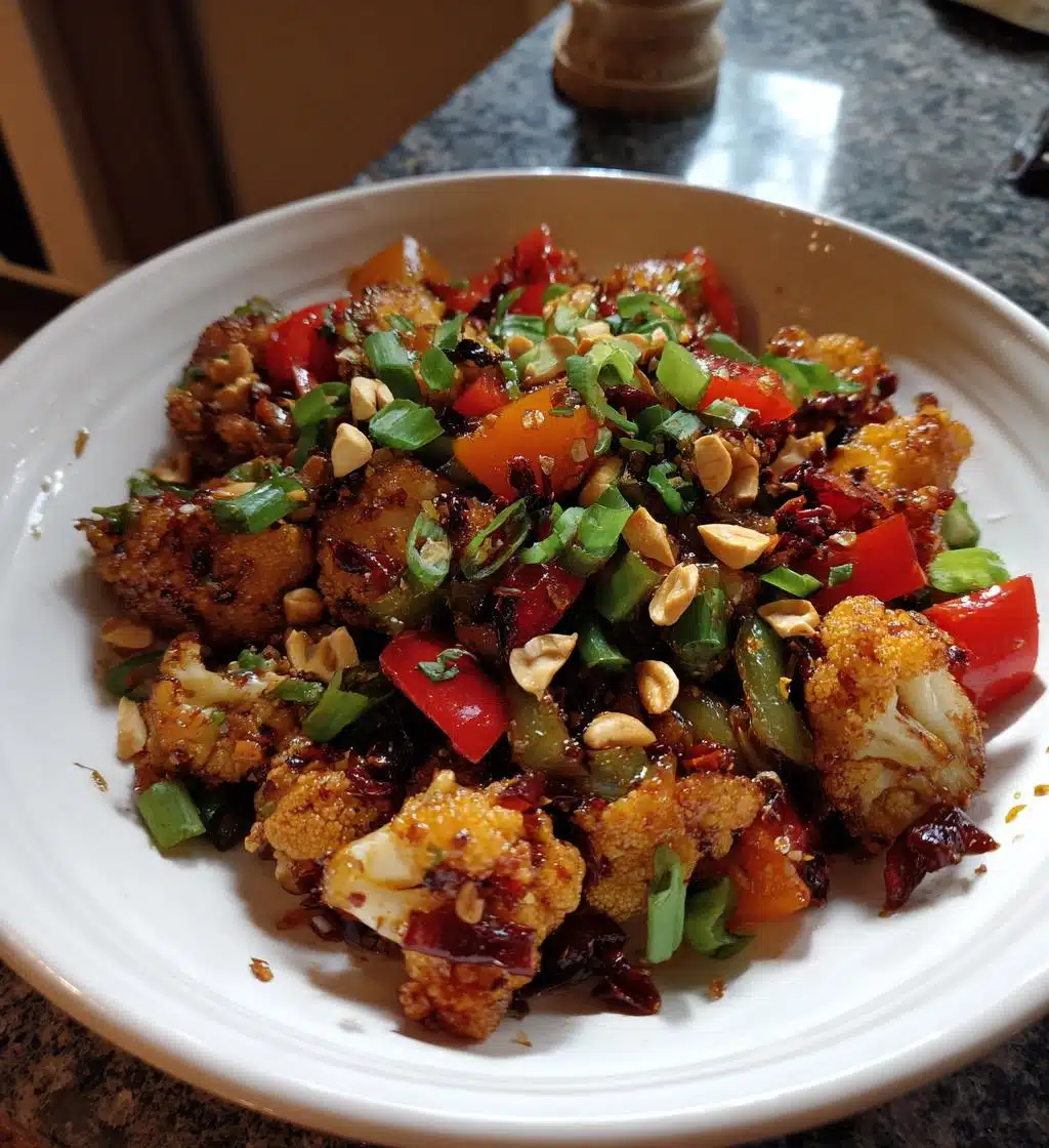 kung pao cauliflower - detail 1