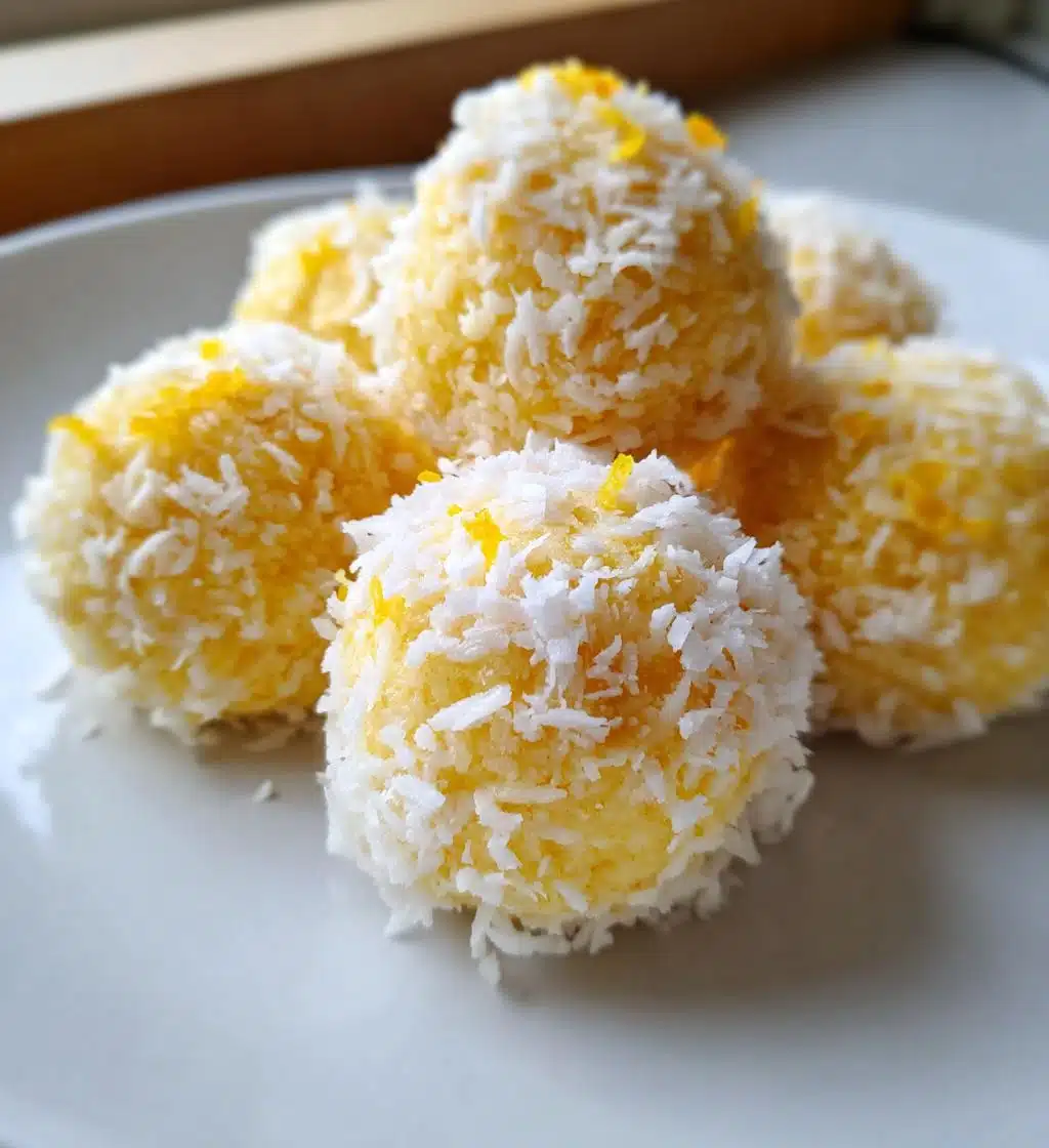 lemon coconut balls