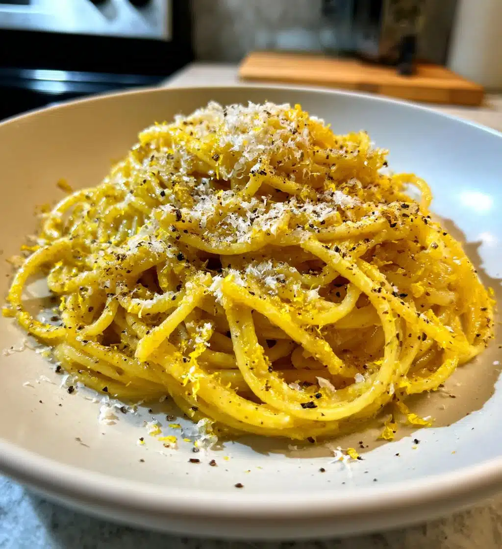 lemon pasta sauce - detail 1