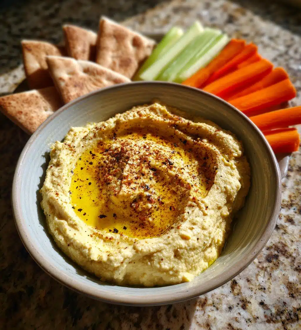 lentil hummus - detail 1