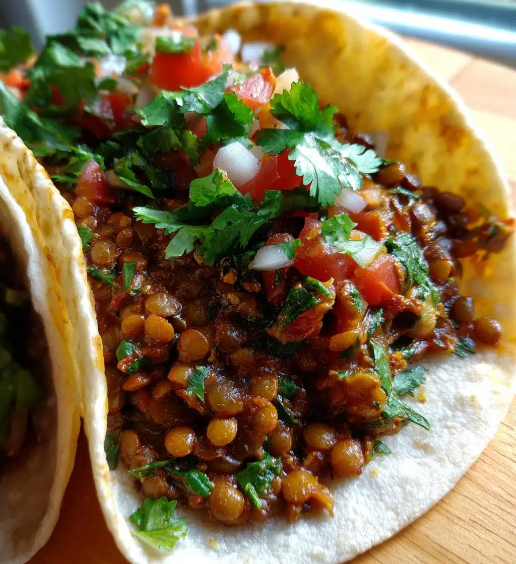 lentil taco meat - detail 1