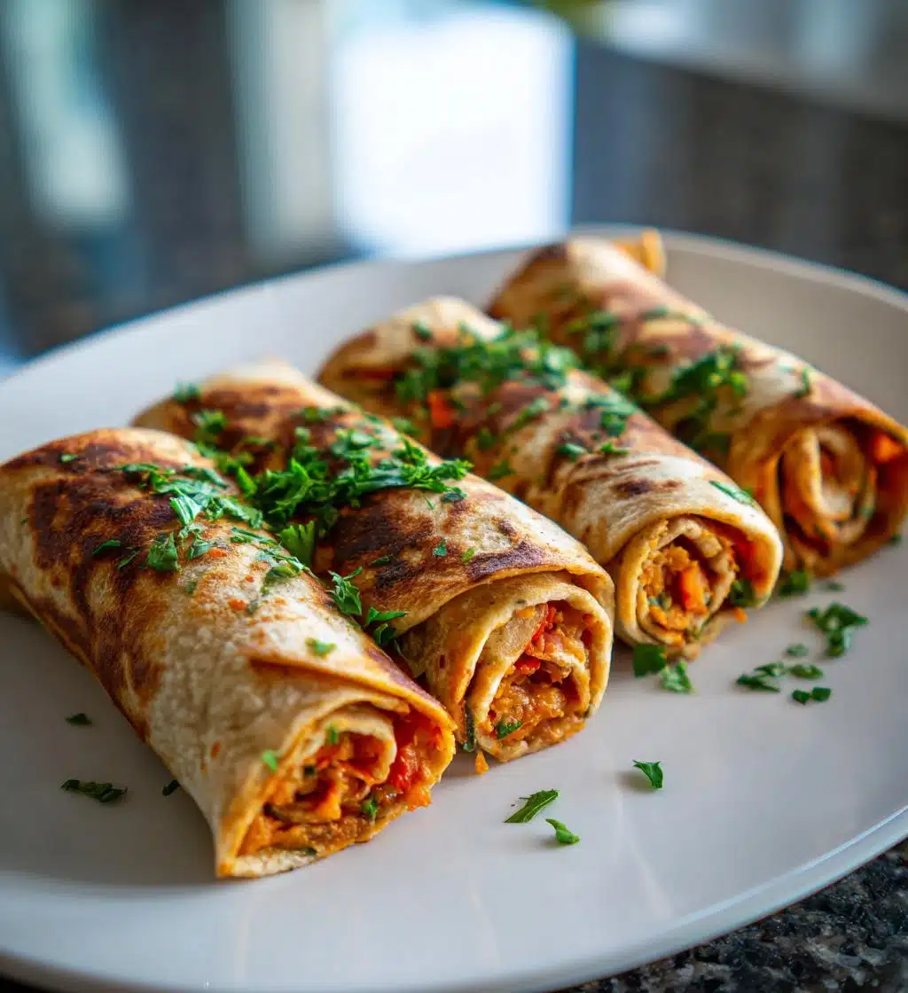 lentil wraps - detail 1