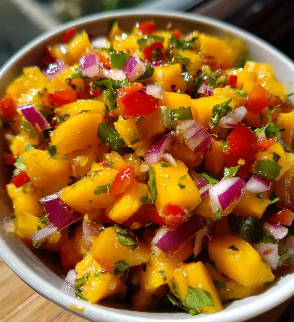 mango salsa - detail 1