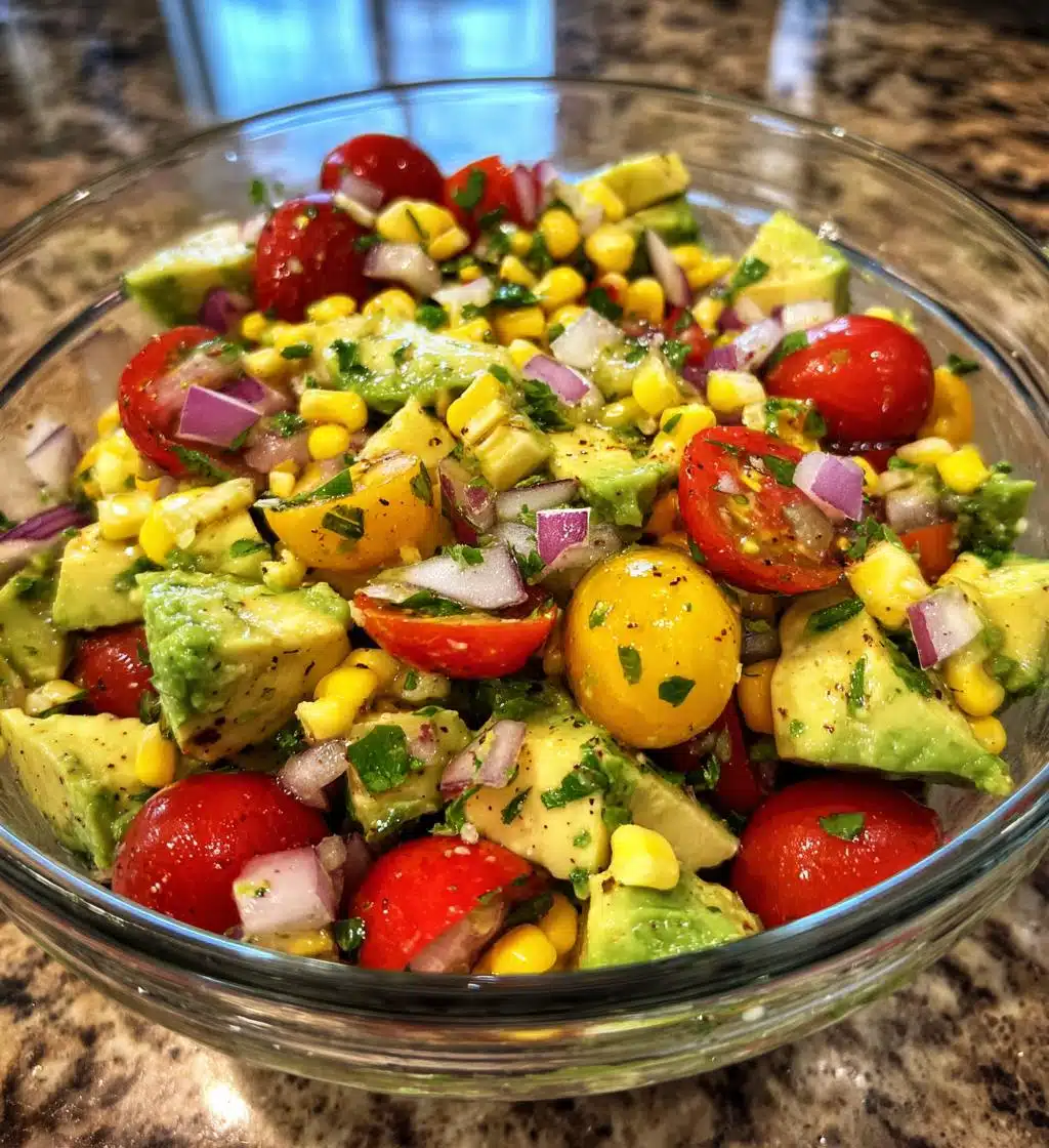 mexican avocado salad - detail 1