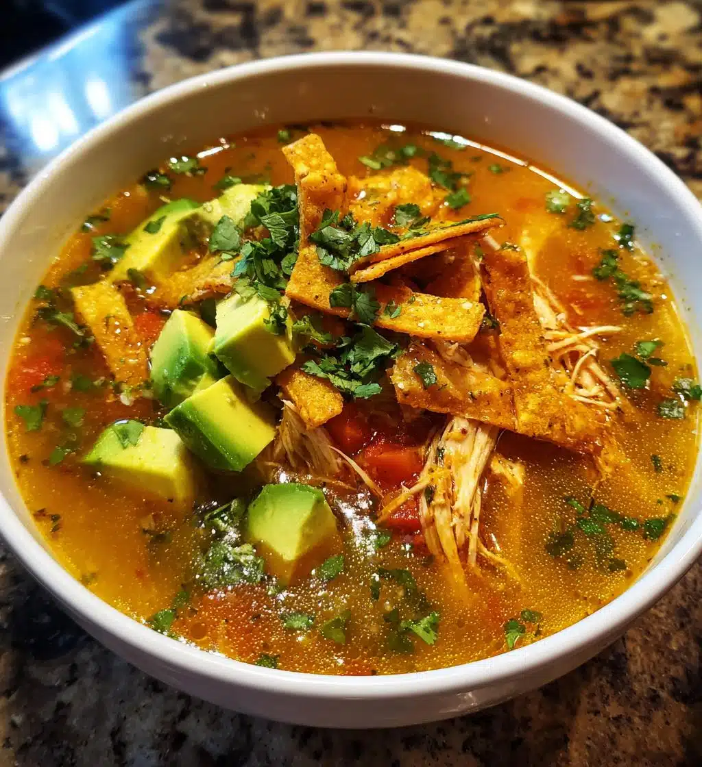 mexican chicken tortilla soup recipe - detail 1