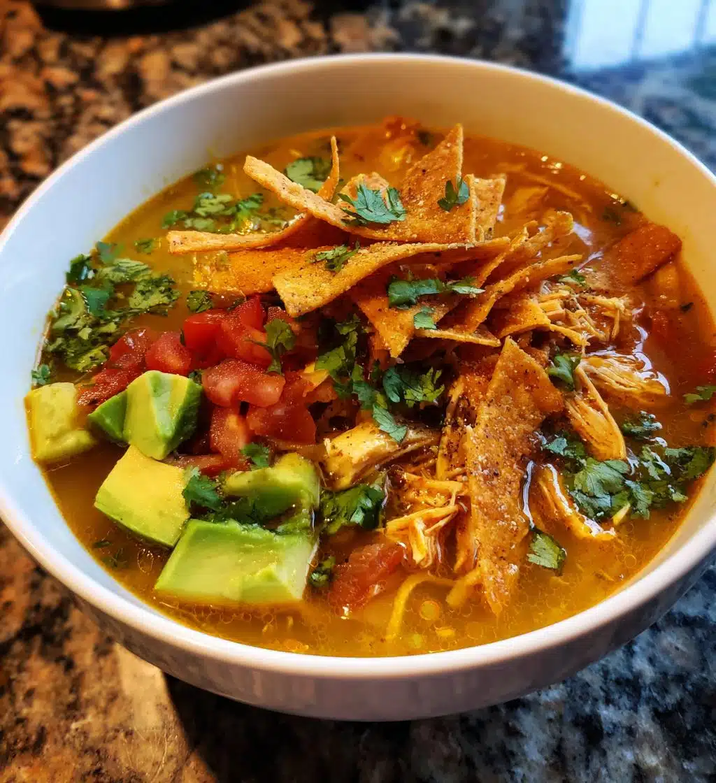 mexican chicken tortilla soup recipe