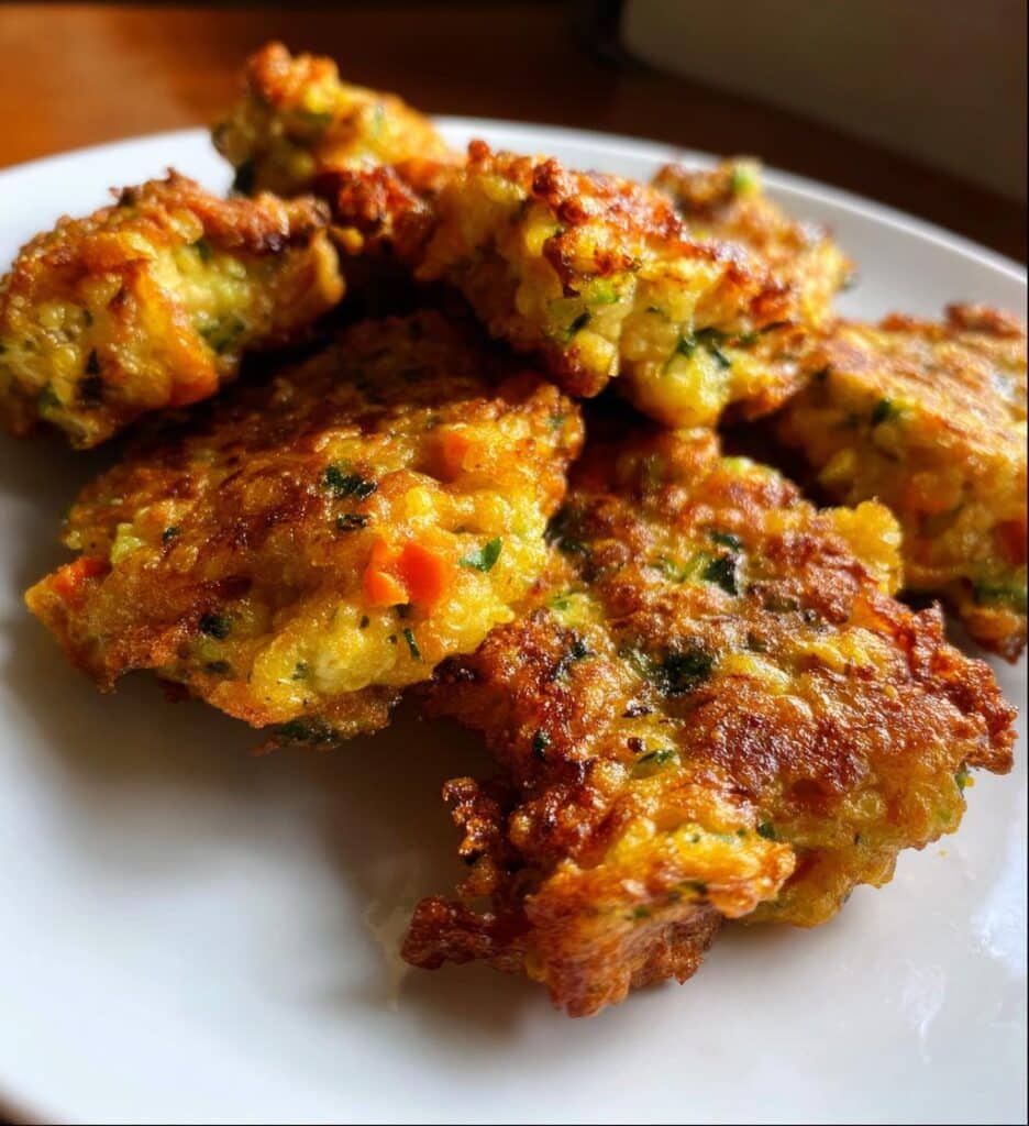 millet fritters vegan healthy gluten free
