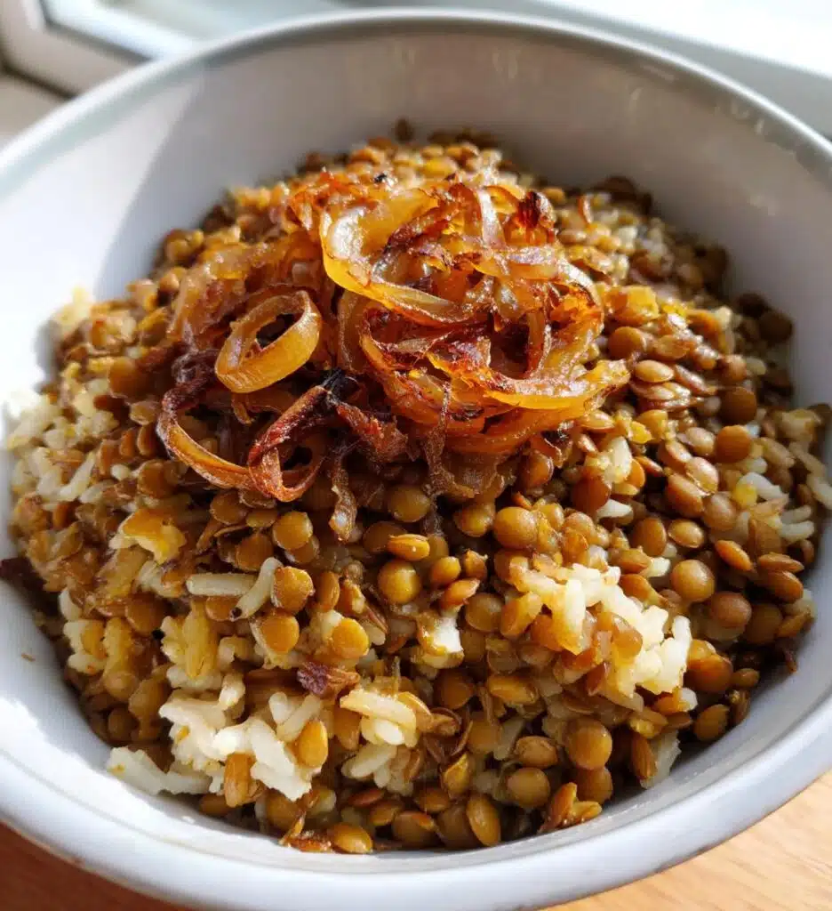 mujadara lentils rice