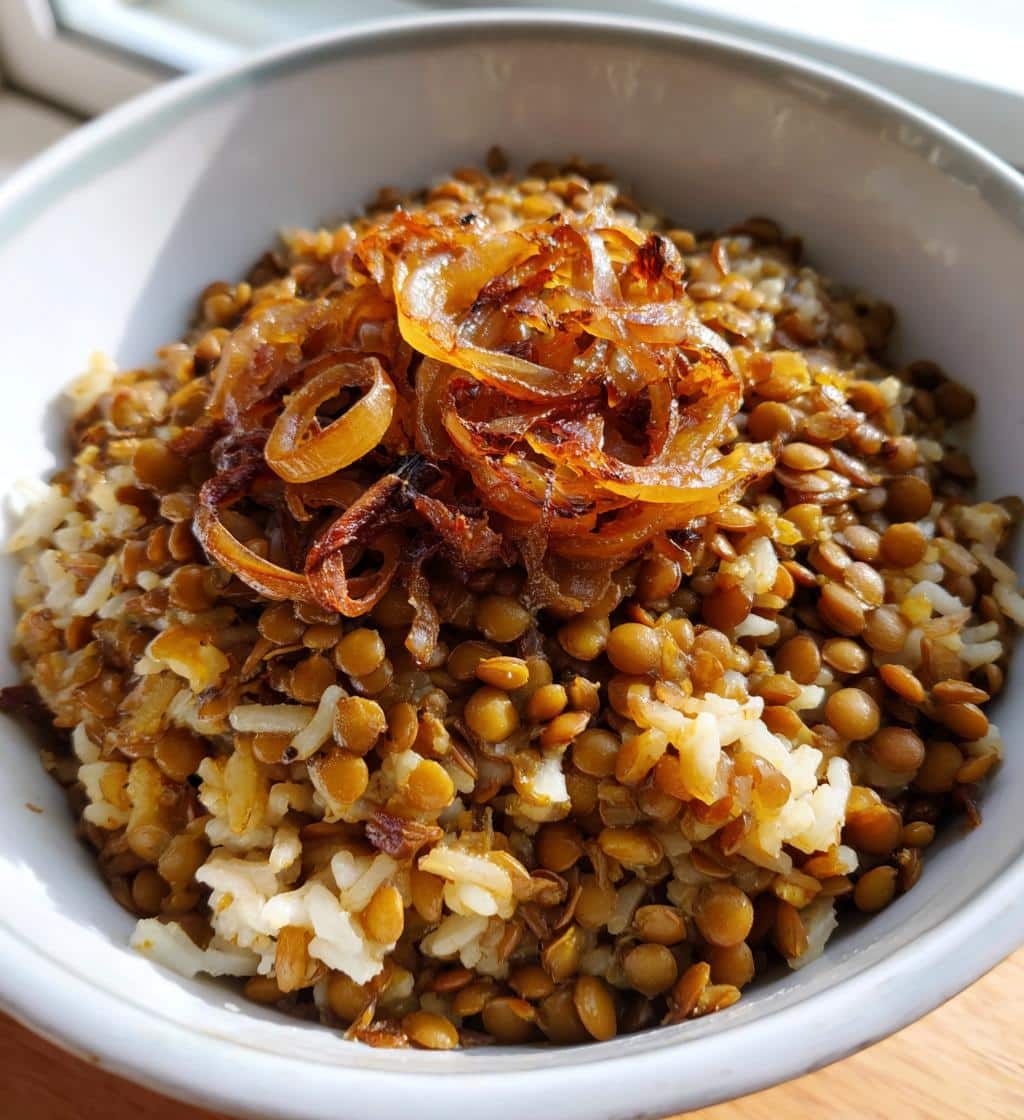 mujadara lentils rice