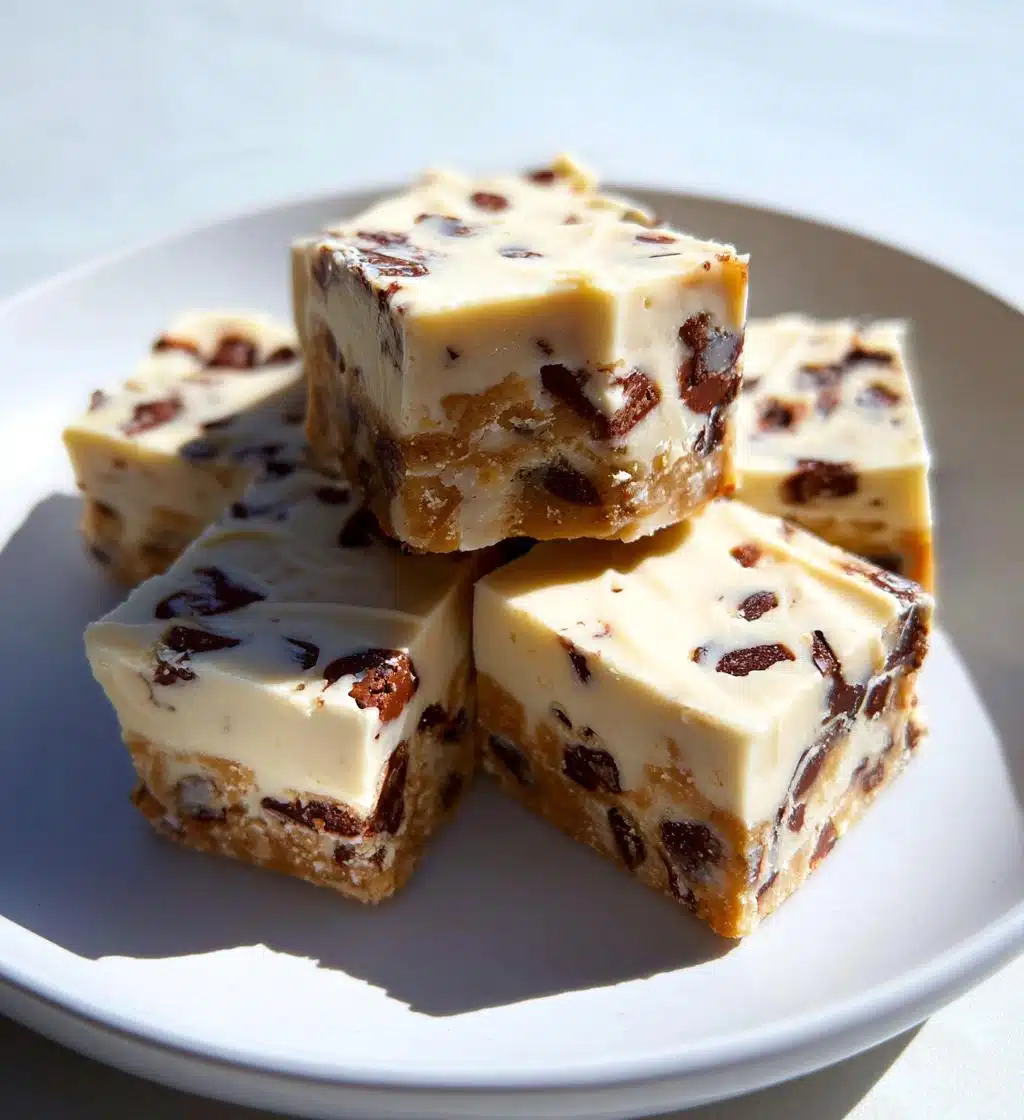 no bake cookie dough bars vegan gluten free - detail 1
