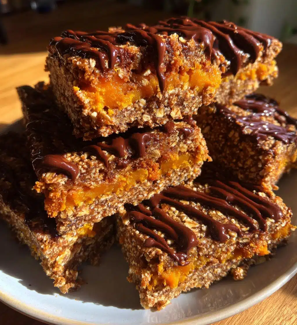 no bake pumpkin bars vegan recipe - detail 1